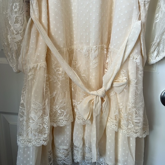 Festi Lace Clip Dot Mini Dress torrid - Picture 8 of 13